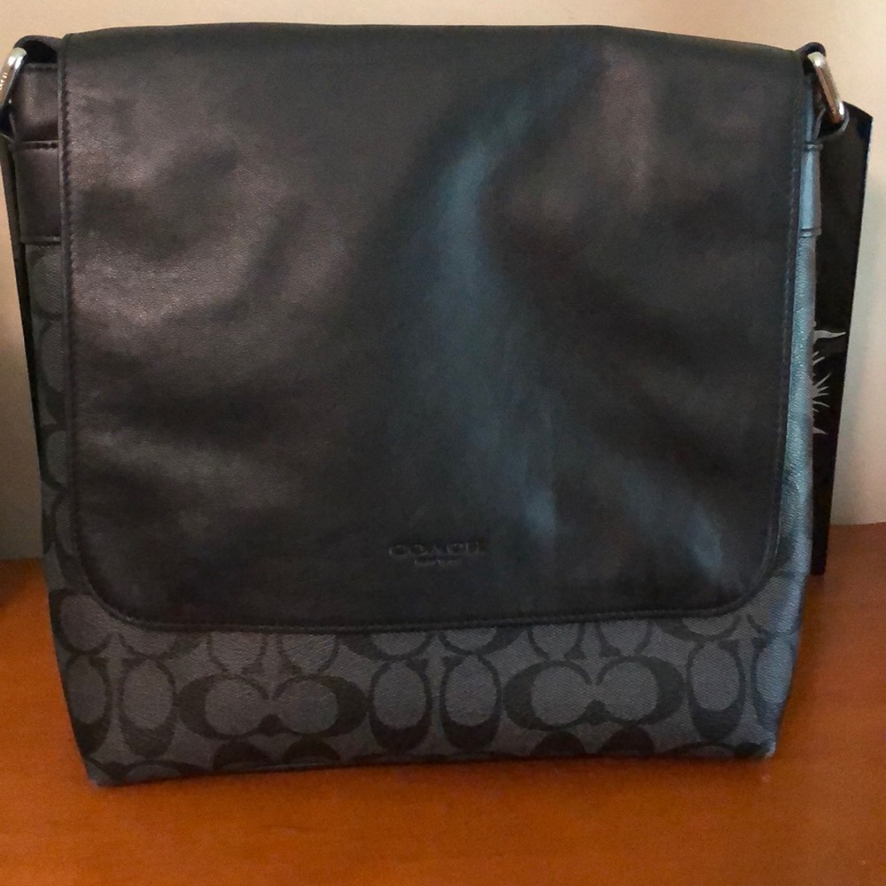 Coach messenger bag.